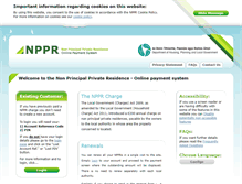 Tablet Screenshot of nppr.ie